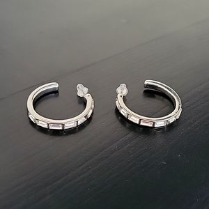 BEAUTIFUL Silver Hoop Earrings
